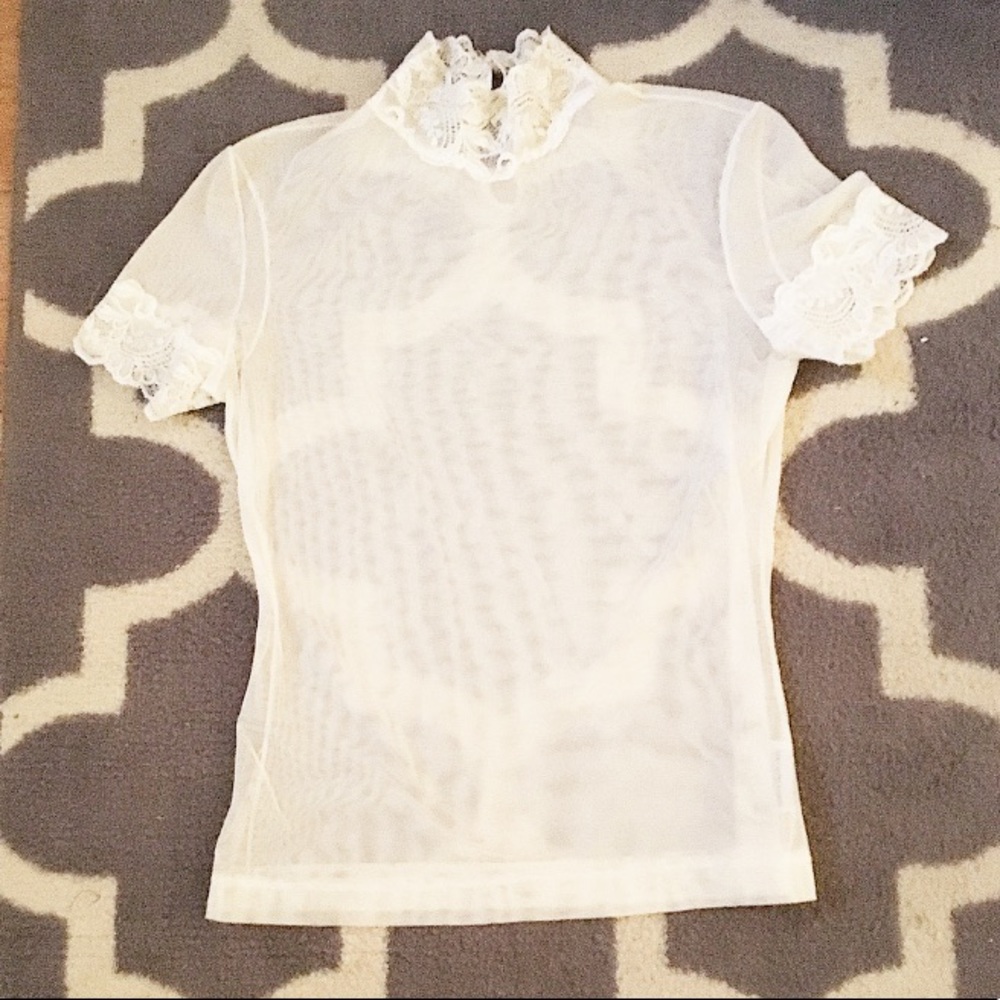 Sheer Lace Top
